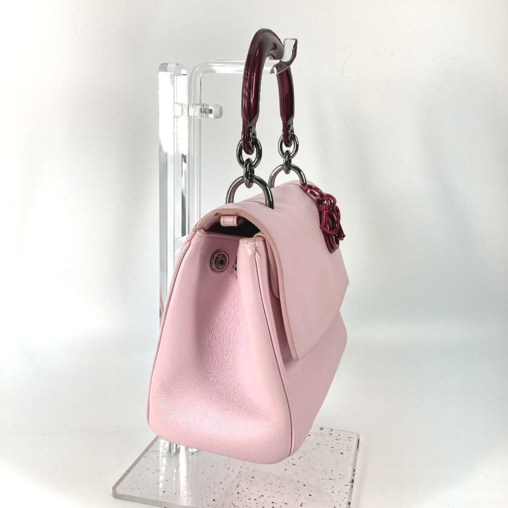 CHRISTIAN DIOR Pink Leather Shoulder Bag - Picture 3 of 16